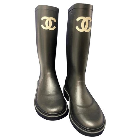 chanel rubber boots 2022